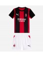 Billige AC Milan Hjemmedraktsett Barn 2026-27 Kortermet (+ Korte bukser)